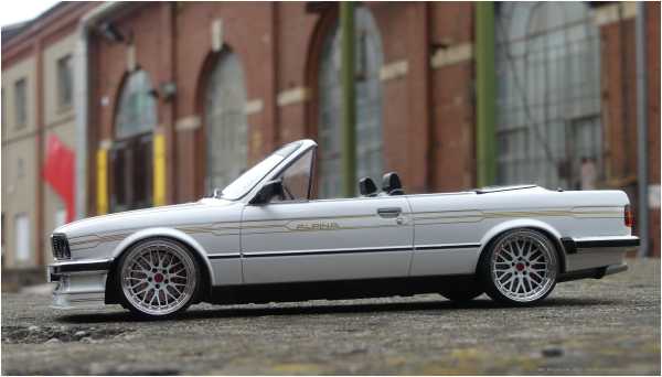 1:18 BMW E30 Cabriolet Alpina C2 2.7 / Metall Modell + OVP